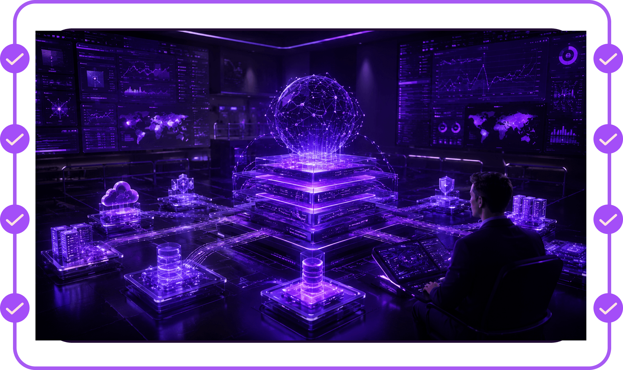 Poker Infrastructure Centerpiece